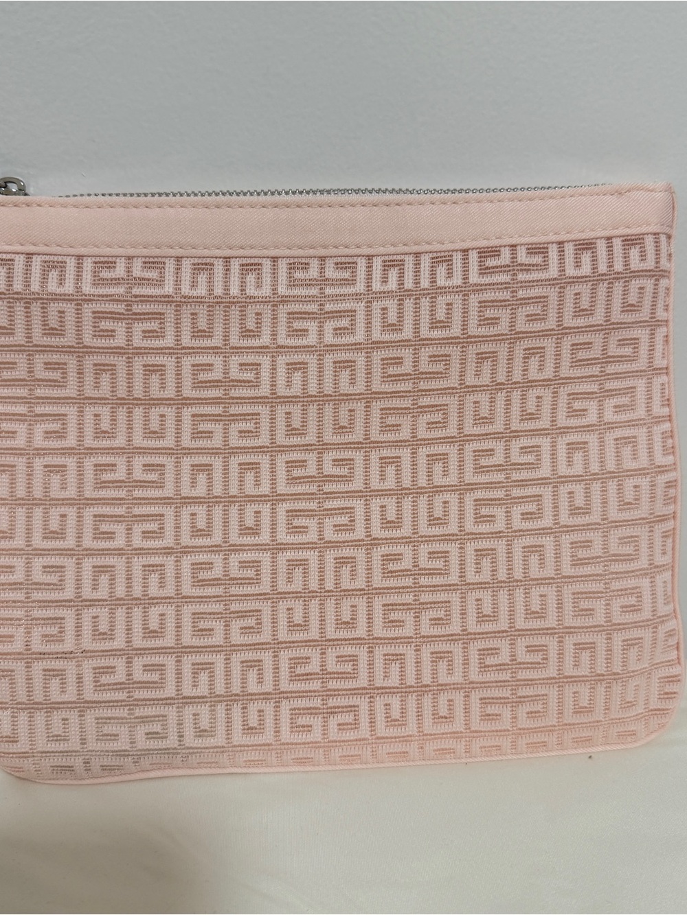 Givenchy Pale Pink Monogram Canvas Wristlet Clutch - Picture 2 of 7